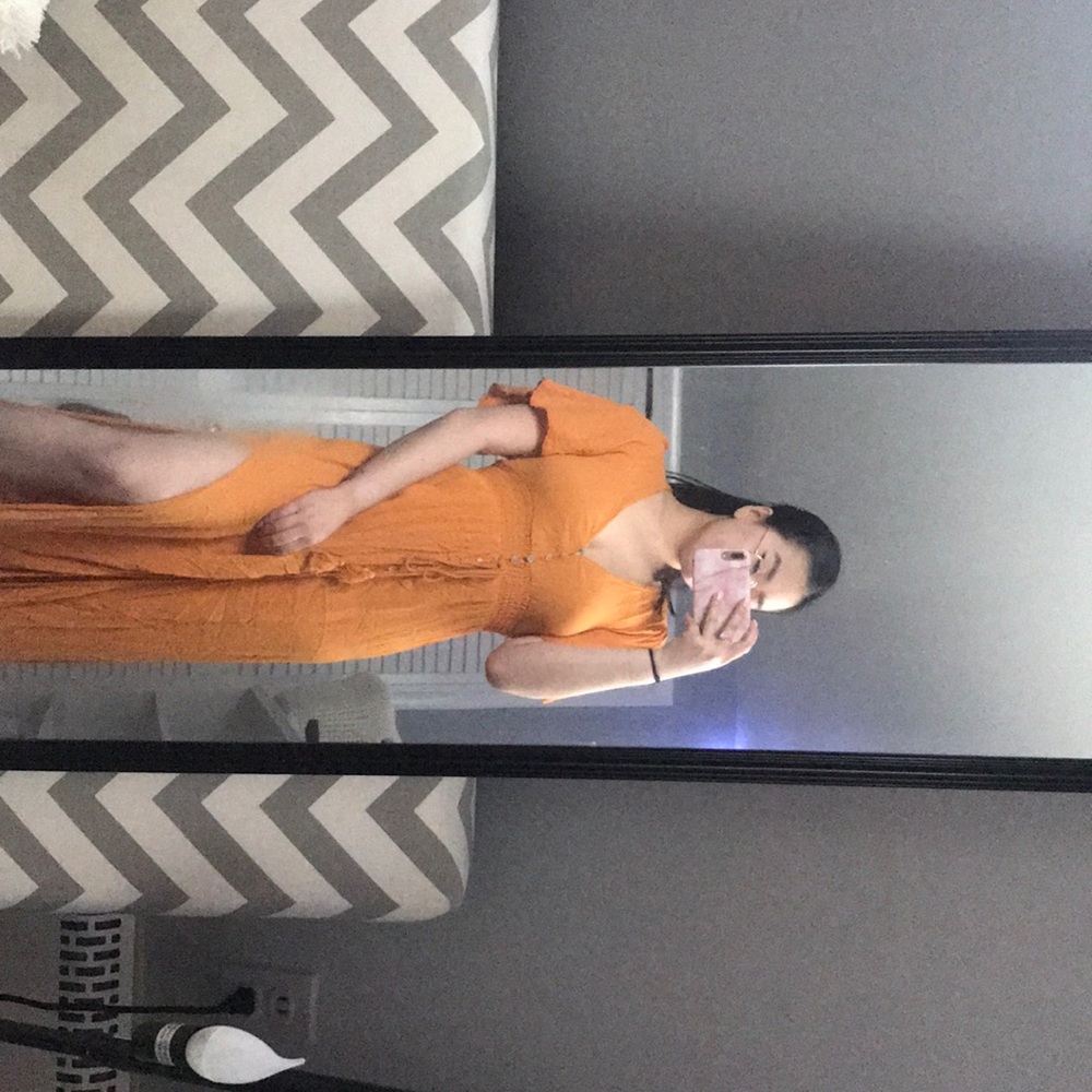 Mustard yellow sundress